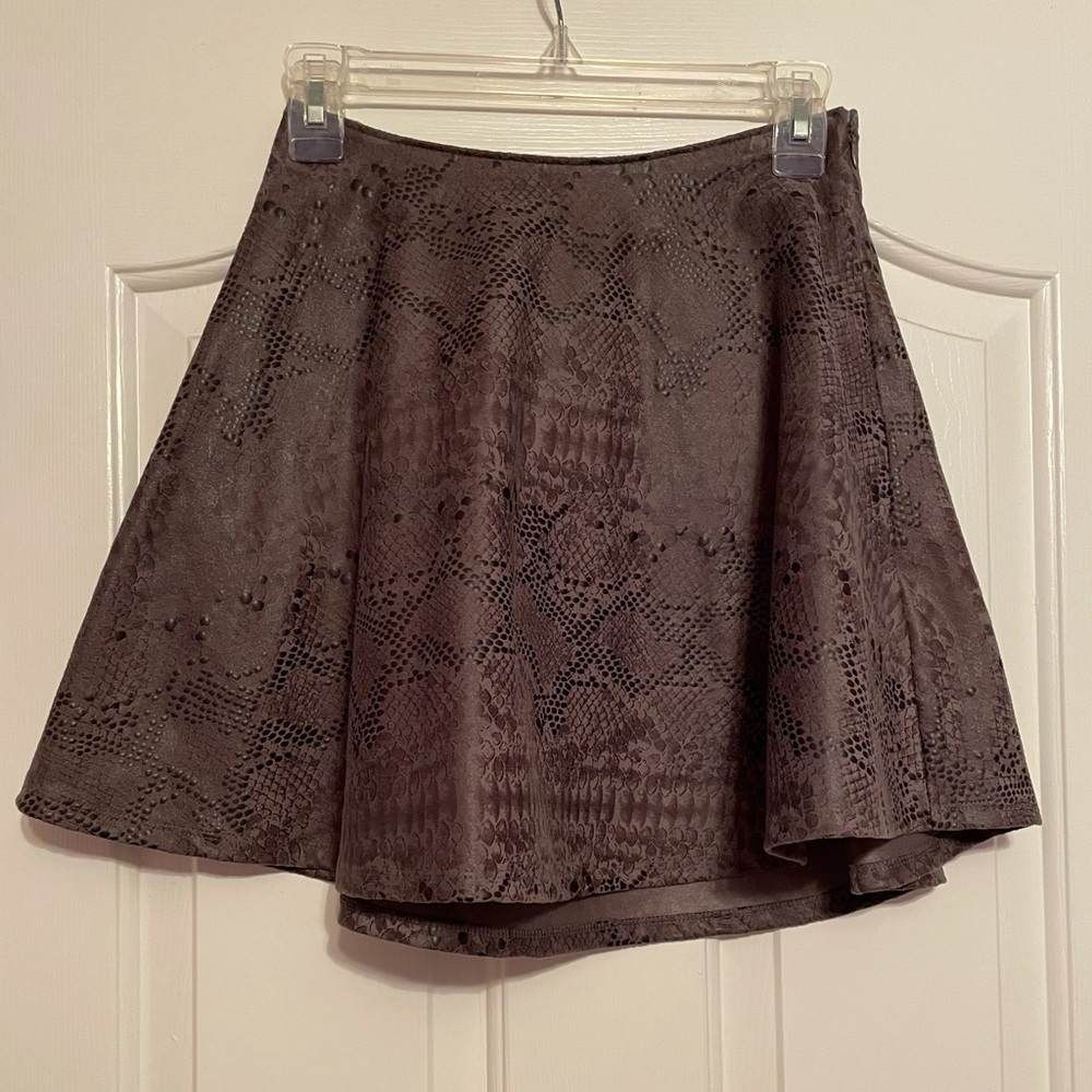 Grey Guess Skater Skirt